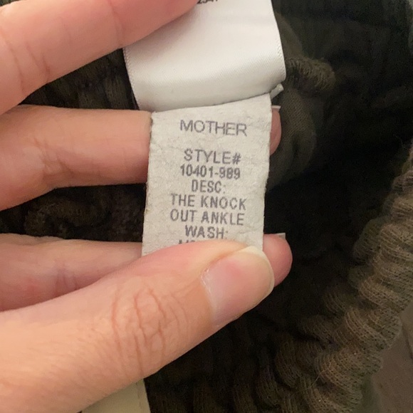 MOTHER The Knock Out Ankle Sweatpants NWT - Picture 7 of 8